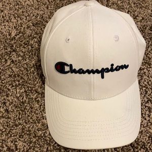 White Champion Hat